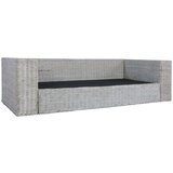 vidaXL 2-dijelni set sofa od prirodnog ratana s jastucima sivi | shoptok.hr