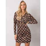 Italy Moda Dress-DHJ-SK-12695.26P-black-beige | Shoptok.si
