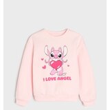 Sinsay Crewneck majica s pamukom Stitch Cijene
