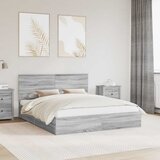  s od storage Siva Sonoma 160 x 200 cm Konstruirano drvo | shoptok.hr