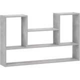  Zidna polica Betonska siva 100 x 17 x 60 cm Konstruirano drvo - Betonska siva Cijene