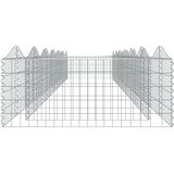  Lučna gabionska povišena gredica 600x100x50cm pocinčano željezo | Eponuda.ba