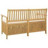 Klupa za pohranu s jastukom s pohranom 148 x 63 x 84 cm | shoptok.hr