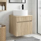  Umivaonik s policom za zid Hrast sonoma 49 x 44,5 x 65,5 cm | shoptok.hr