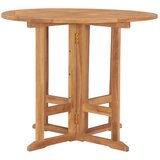  Sklopivi vrtni blagovaonski stol Ø 90 x 75 cm masivna tikovina | shoptok.hr