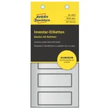 Etikete za označevanje inventarja, aluminijske, 50 x 20 mm