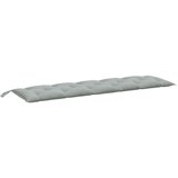  Jastuk za vrtnu klupu prošarano svjetlosivi 180x50x7 cm tkanine | shoptok.hr