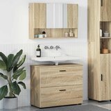 vidaXL Set namještaja za kupaonicu s ladicama Zidne 2 pcs sonoma hrast | shoptok.hr