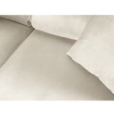 Cosmopolitan Design Bež baršunasti sklopiva/s prostorom za odlaganje kutna garnitura (s lijevim kutom/u obliku slova L) Kyoto – | shoptok.hr