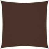 vidaXL Senčno jadro oksford blago kvadratno 6x6 m rjavo | Shoptok.si