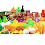  Plastični set hrane, zelenjava z dodatki, 120 kosov | Shoptok.si