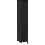  Highboard Crni hrast 34,5 x 34 x 180 cm Konstruirano drvo | shoptok.hr