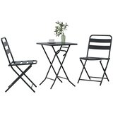Bistro set za vrt 3 pcs Antracit Čelik | Eponuda.ba