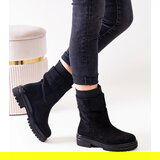 Gemre Ralia Black Slip-On Sock Boots | Shoptok.si