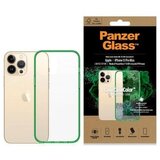 PanzerGlass ETUI CLEARCASE ANTYBAKTERYJNE Z CERTYFIKATEM MILITARY GRADE NA IPHONE 13 PRO MAX - PRZEZROCZYSTO-ZIELONE, (21897521) | Shoptok.si