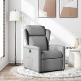  Naslonjač od tkanine svjetlosivi | shoptok.hr