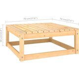  Vrtna sedežna garnitura 8-delna z blazinami trdna borovina, (20679361) | Shoptok.si