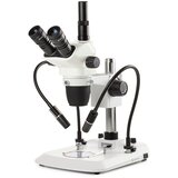  Trinokularni Stereo Zoom Mikroskop NexiusZoom zoom objektiv 0.67x do 4.5x, uvećanje od 6.7x do 45x sa stubnim stalkom | ePonuda.com