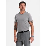 Ombre Men's classic cotton BASIC T-shirt - grey | shoptok.hr