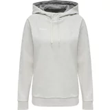 Hummel Sportska sweater majica svijetlosiva / bijela