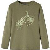  Dječja majica dugih rukava kaki 104 | shoptok.hr