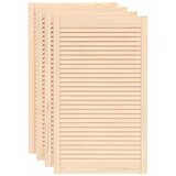  Vrata za ormarić rešetkasti dizajn 4 kom 99,3x59,4 cm borovina | shoptok.hr