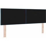  LED glava kreveta Tamno plava 144 cm Baršun | shoptok.hr