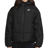 Nike Zimska jakna 'Essentials' črna / bela | Shoptok.si