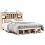  Krevet s regalom za knjige bez madraca 150 x 200 cm od borovine | shoptok.hr