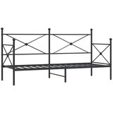  Dnevni krevet bez madraca crni 75x190 cm čelik | shoptok.hr
