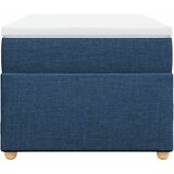  Krevet s oprugama i madracem plavi 100 x 200 cm od tkanine | shoptok.hr