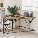 vidaXL Stol Umjetnički hrast 149 x 149 x 75 cm Konstruirano drvo Cijene