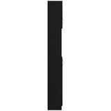  Kupaonski ormarić crni hrast 32x25,5x190 cm konstruirano drvo | shoptok.hr
