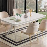 Olimp Sport Trpezarijski sto Tokio MDF Beli visoki sjaj | ePonuda.com