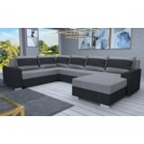 Kondela Univerzalna sedežna garnitura, temno siva/siva, ANDRES U UNI | Shoptok.si