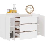 vidaXL Komoda s 3 ladice bijela 120 x 41 x 75 cm od iverice | shoptok.hr