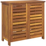  Vrtni ormar s pohranom s vratima Smeđa 78 x 36.5 x 78cm | shoptok.hr