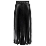  Krila Lyon Pleated Shine Skirt - Black Črna