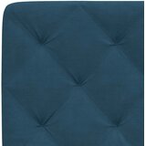  Okvir kreveta s LED-om bez madraca plavi 160 x 200 cm baršunasti | shoptok.hr