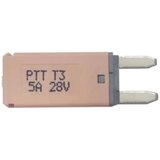  PARTS PTT Circuit Breaker Mini, type 3. Manual Reset, 5A C001-102-0061 standardni plosnati osigurač za auto 5 A svijetlo Cijene