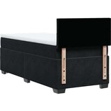 Box spring krevet s madracem crni 90x200 cm baršunasti | shoptok.hr