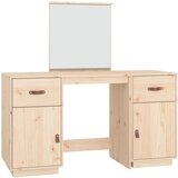  Set toaletnog stolića s ogledalom od masivne borovine | shoptok.hr