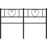vidaXL Metalno uzglavlje crno 160 cm | shoptok.hr