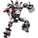 Kockice za slaganje 2 v 1 avto-robod SPEED - 320 elementov, bela | Shoptok.si