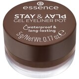 Essence Ostanite i igrajte gel ajlajner 02 Brown | Eponuda.com