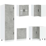  komplet kuhinjskih omaric Porto siva, 14kos | Shoptok.si