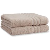 Catherine Lansfield Bež frotirne bombažne brisače v kompletu 2 ks 90x140 cm Zero Twist – | Shoptok.si
