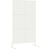 Metalna ogradna ploča Bijela Metal Srednja Izdržljiva | shoptok.hr