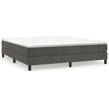 Okvir za krevet s oprugom tamnosivi 160x200 cm baršunasti | Eponuda.com