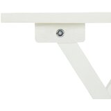 Bistro stol bijeli 46 x 46 x 47 cm masivno bagremovo drvo | shoptok.hr